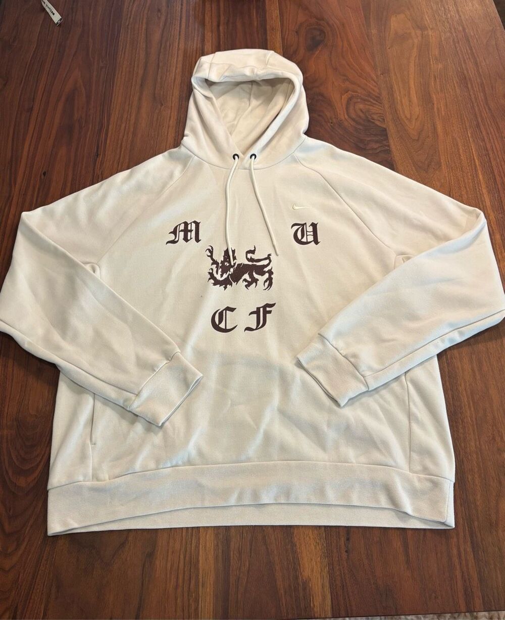 Nike x Travis Scott Men’s White Maximus United ComplexCon Pullover Hoodie Large